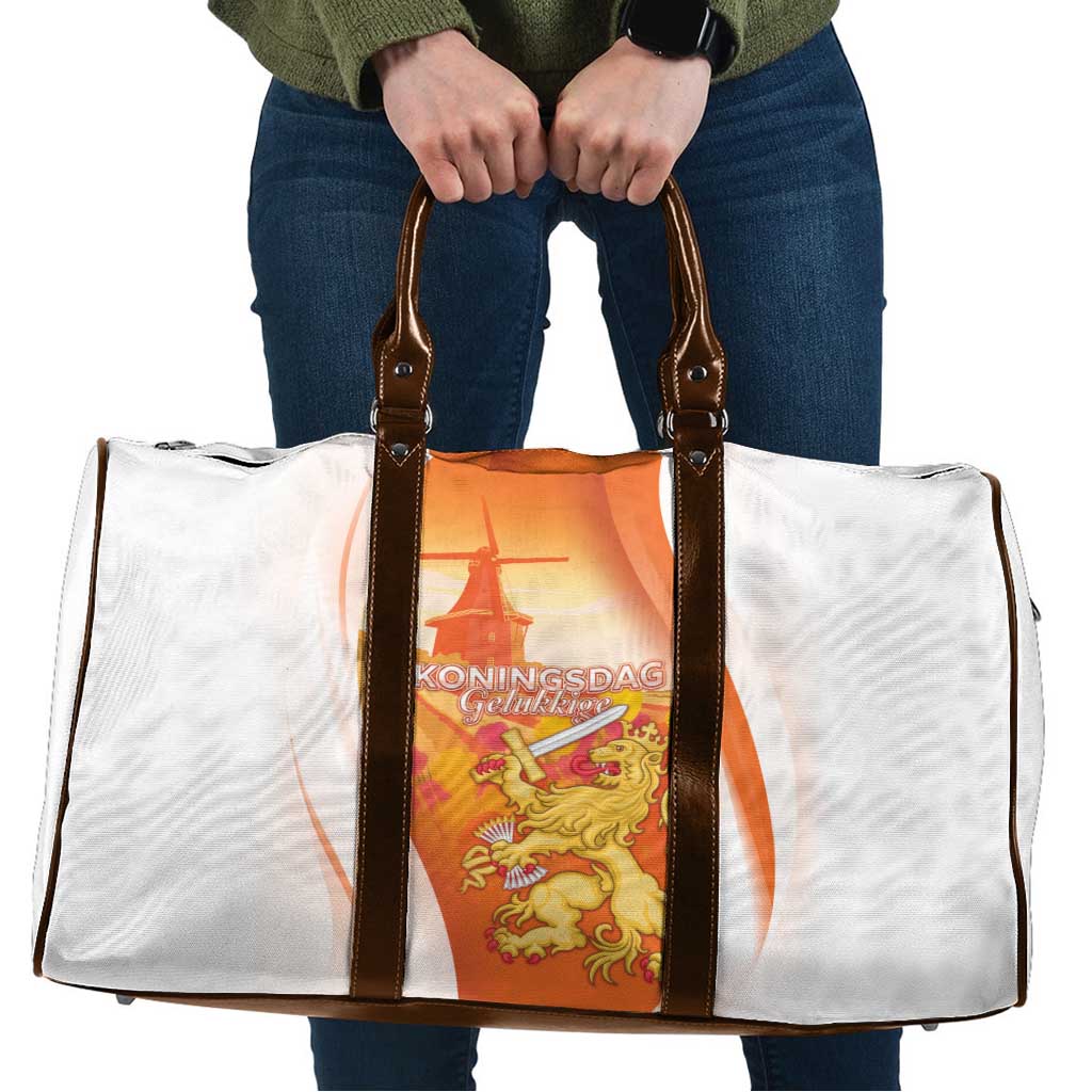 Netherlands Koninginnedag Travel Bag Nederland Windmill Lion Heritage