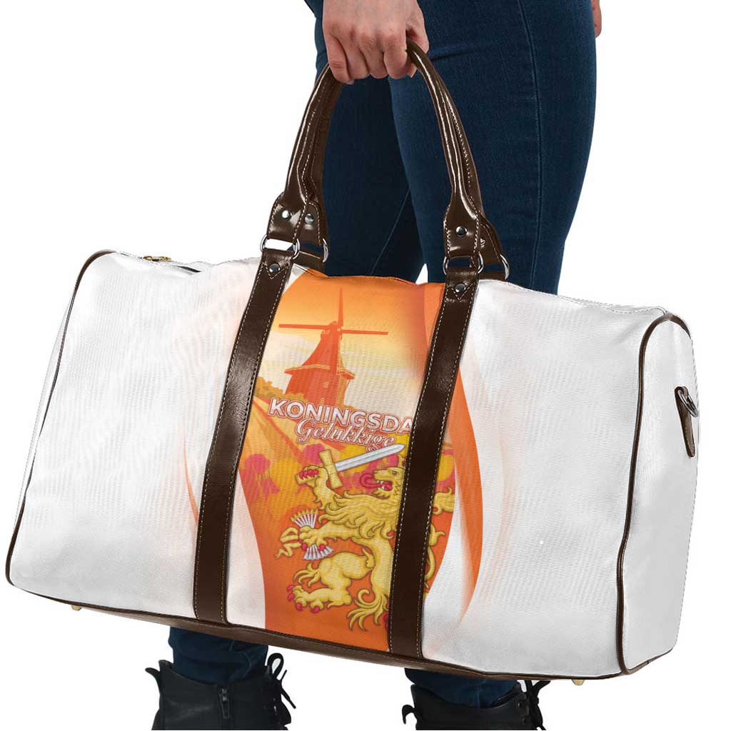 Netherlands Koninginnedag Travel Bag Nederland Windmill Lion Heritage