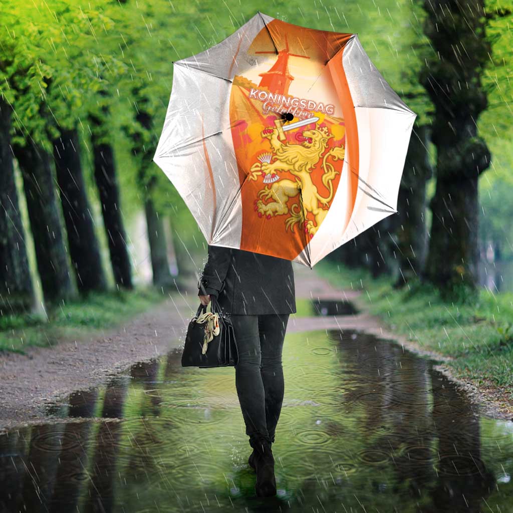 Netherlands Koninginnedag Umbrella Nederland Windmill Lion Heritage