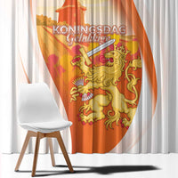Netherlands Koninginnedag Window Curtain Nederland Windmill Lion Heritage