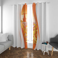 Netherlands Koninginnedag Window Curtain Nederland Windmill Lion Heritage