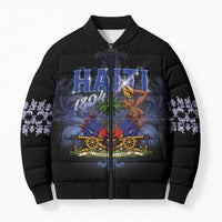 Haiti 1804 Bomber Puffer Jacket Haitian Heritage Month