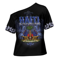 Haiti 1804 Cross Shoulder Shirt Haitian Heritage Month