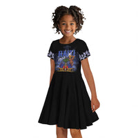 Haiti 1804 Kid Short Sleeve Dress Haitian Heritage Month