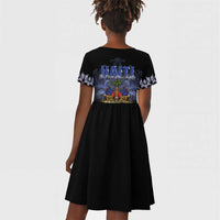Haiti 1804 Kid Short Sleeve Dress Haitian Heritage Month