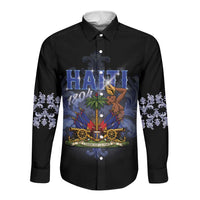Haiti 1804 Long Sleeve Button Shirt Haitian Heritage Month