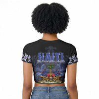 Haiti 1804 Raglan Cropped T shirt Haitian Heritage Month