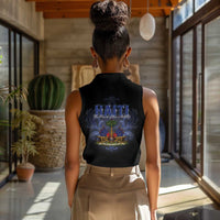 Haiti 1804 Women Sleeveless Polo Shirt Haitian Heritage Month