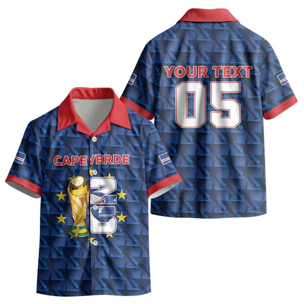 Custom Cabo Verde Football 2026 Kid Hawaiian Shirt Road To Glory LT05