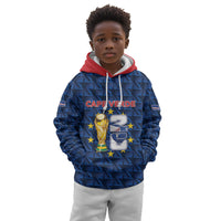 Custom Cabo Verde Football 2026 Kid Hoodie Road To Glory