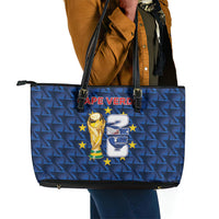 Cabo Verde Football 2026 Leather Tote Bag Road To Glory