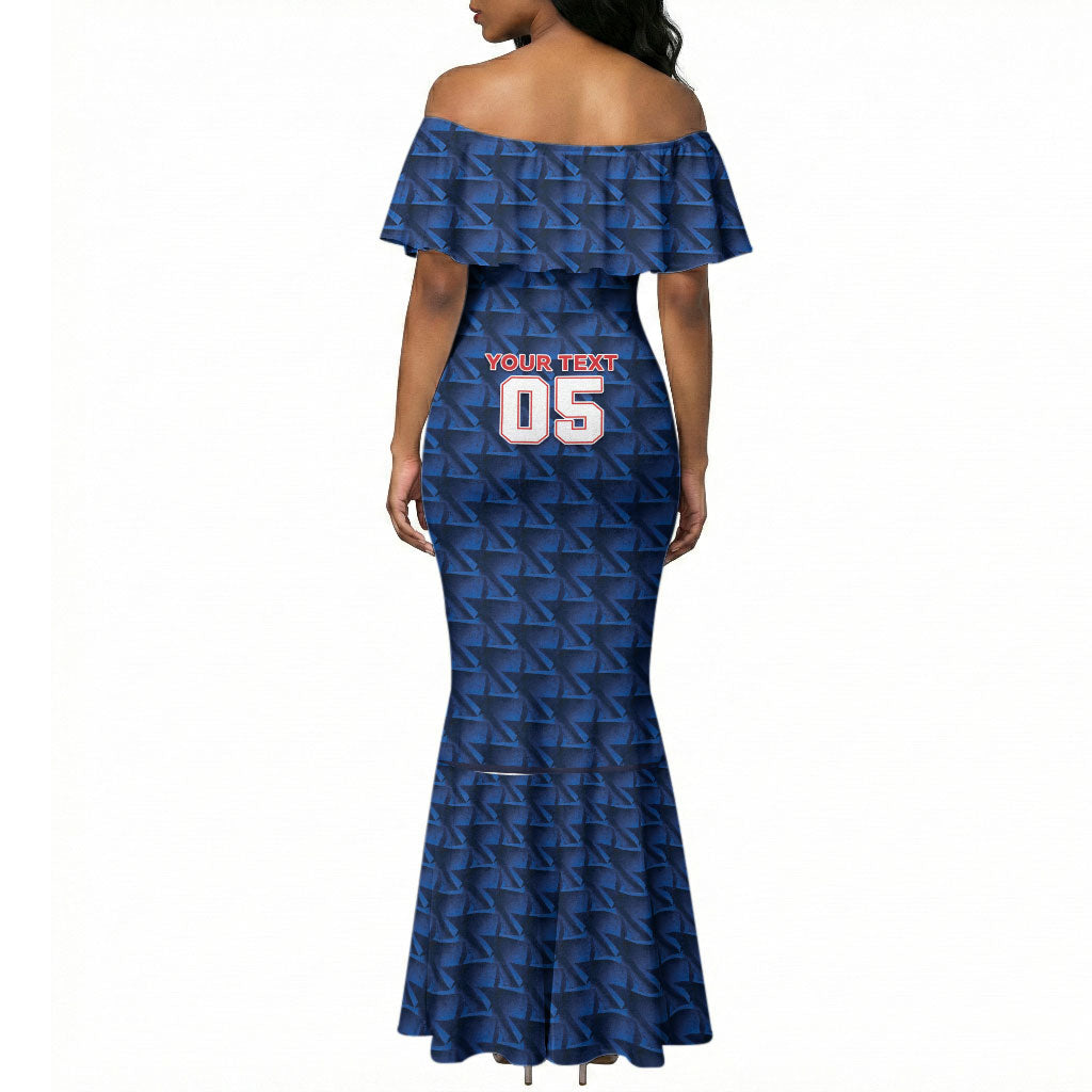 Custom Cabo Verde Football 2026 Mermaid Dress Road To Glory