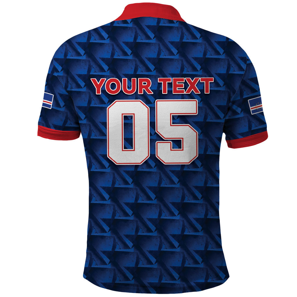 Custom Cabo Verde Football 2026 Polo Shirt Road To Glory
