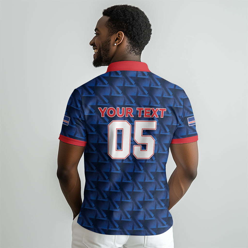 Custom Cabo Verde Football 2026 Polo Shirt Road To Glory LT05