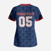 Custom Cabo Verde Football 2026 Scrub Top Road To Glory