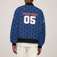 Custom Cabo Verde Football 2026 Sleeve Zip Bomber Jacket Road To Glory