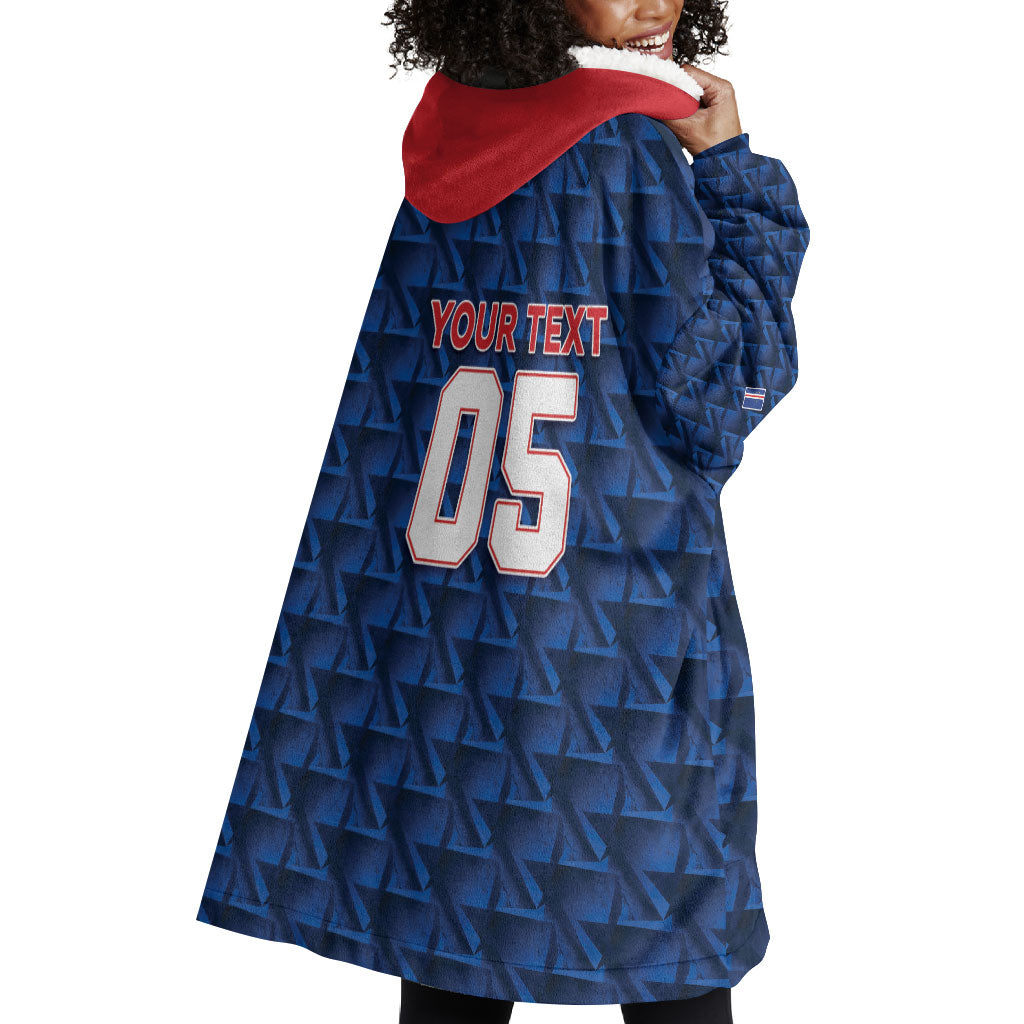 Custom Cabo Verde Football 2026 Wearable Blanket Hoodie Road To Glory