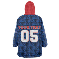Custom Cabo Verde Football 2026 Wearable Blanket Hoodie Road To Glory