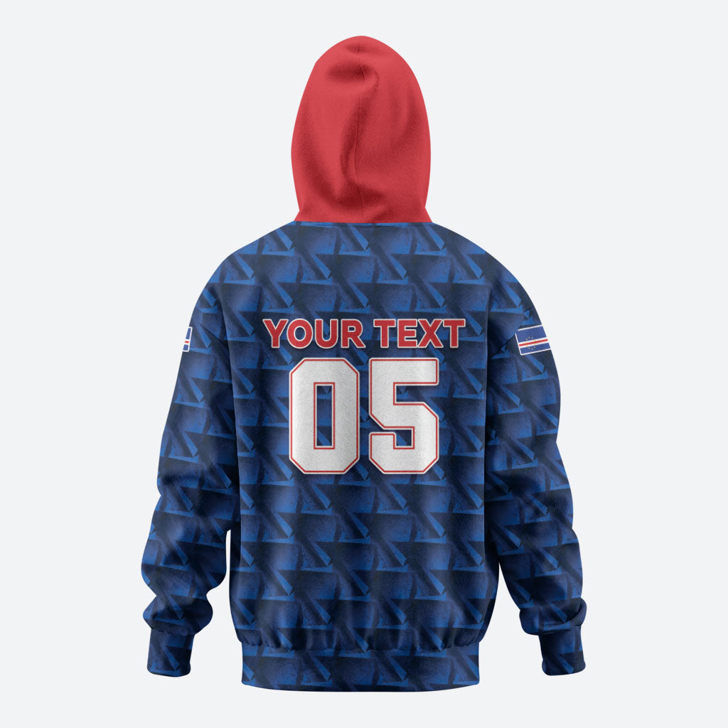 Custom Cabo Verde Football 2026 Zip Hoodie Road To Glory