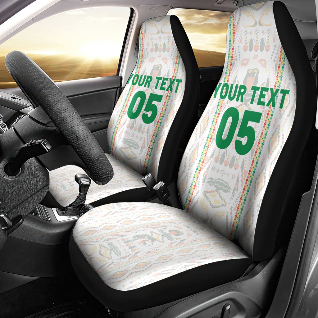 Custom Senegal Football 2026 Car Seat Cover Car Rapide-Inspired Pattern