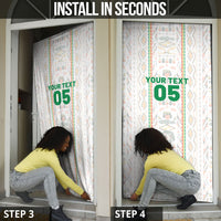 Custom Senegal Football 2026 Door Cover Car Rapide-Inspired Pattern