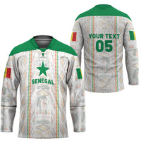 Custom Senegal Football 2026 Hockey Jersey Car Rapide-Inspired Pattern