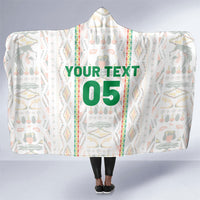 Custom Senegal Football 2026 Hooded Blanket Car Rapide-Inspired Pattern