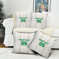 Custom Senegal Football 2026 Pillow Cover Car Rapide-Inspired Pattern