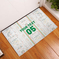 Custom Senegal Football 2026 Rubber Doormat Car Rapide-Inspired Pattern