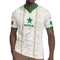 Custom Senegal Football 2026 Rugby Jersey Car Rapide-Inspired Pattern
