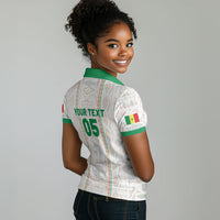 Custom Senegal Football 2026 Women Polo Shirt Car Rapide-Inspired Pattern