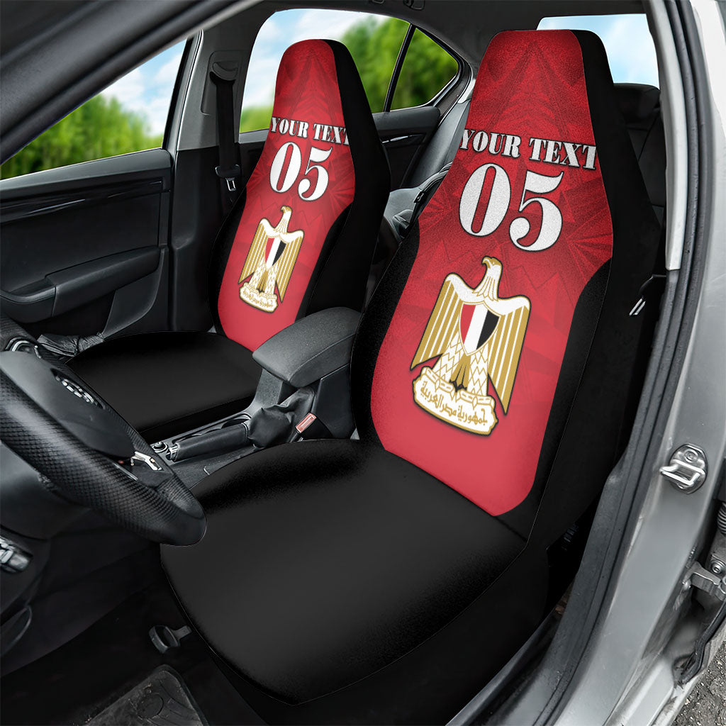 Custom Egypt Football 2026 Car Seat Cover Go Pharaohs Special Style