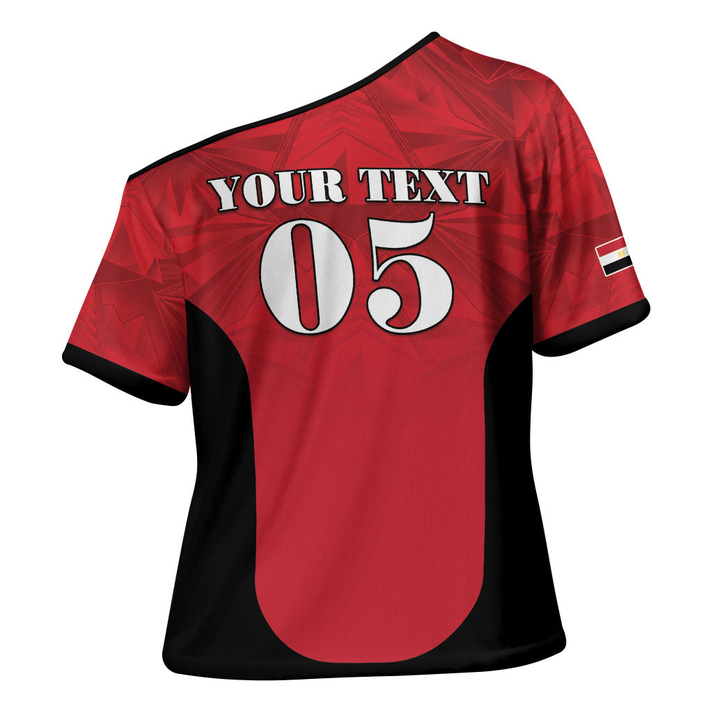 Custom Egypt Football 2026 Cross Shoulder Shirt Go Pharaohs Special Style
