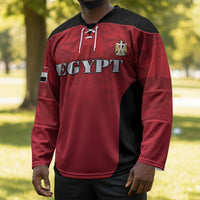 Custom Egypt Football 2026 Hockey Jersey Go Pharaohs Special Style