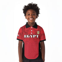 Custom Egypt Football 2026 Kid Polo Shirt Go Pharaohs Special Style