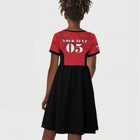 Custom Egypt Football 2026 Kid Short Sleeve Dress Go Pharaohs Special Style
