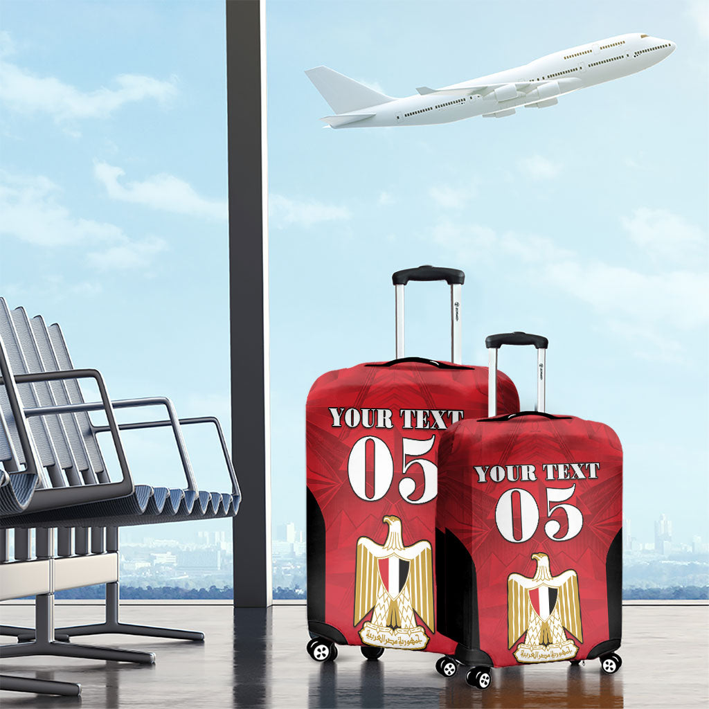 Custom Egypt Football 2026 Luggage Cover Go Pharaohs Special Style