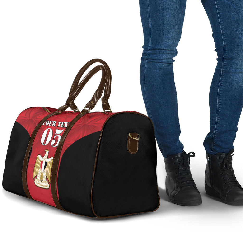 Custom Egypt Football 2026 Travel Bag Go Pharaohs Special Style