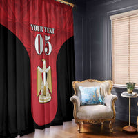 Custom Egypt Football 2026 Window Curtain Go Pharaohs Special Style
