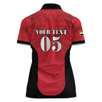 Custom Egypt Football 2026 Women Polo Shirt Go Pharaohs Special Style