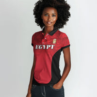 Custom Egypt Football 2026 Women Polo Shirt Go Pharaohs Special Style