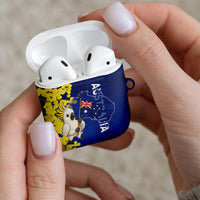 Australia Cockatoo AirPods Case Aussie Flag With Golden Wattle