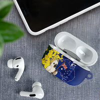 Australia Cockatoo AirPods Case Aussie Flag With Golden Wattle