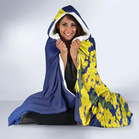 Australia Cockatoo Hooded Blanket Aussie Flag With Golden Wattle