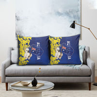 Australia Cockatoo Pillow Cover Aussie Flag With Golden Wattle