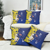 Australia Cockatoo Pillow Cover Aussie Flag With Golden Wattle