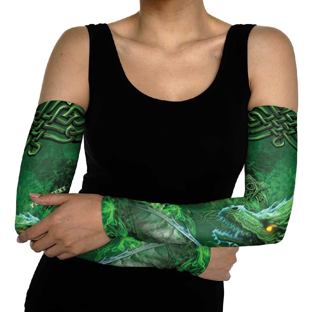 Personalized Ireland Celtic Arm Sleeves Irish Roots Dragon Soul - Wonder Print Shop