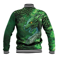 Personalized Ireland Celtic Baseball Jacket Irish Roots Dragon Soul - Wonder Print Shop