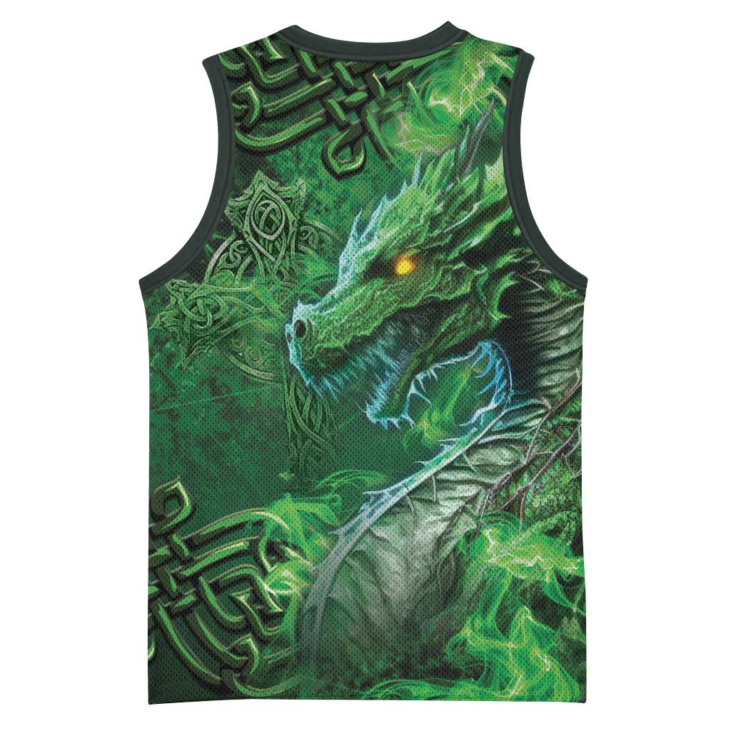 Personalized Ireland Celtic Basketball Jersey Irish Roots Dragon Soul - Wonder Print Shop