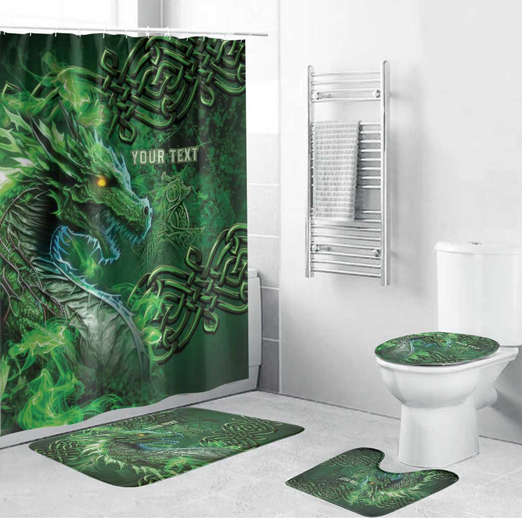 Personalized Ireland Celtic Bathroom Set Irish Roots Dragon Soul - Wonder Print Shop